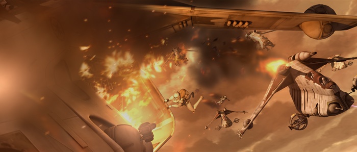 star wars attack of the clones battle of geonosis