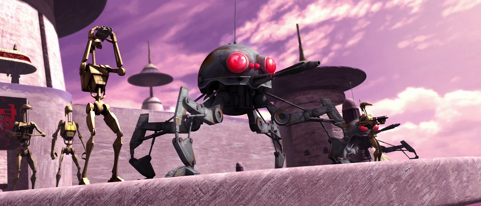 DSD1 dwarf spiders became a mainstay in the Separatist Droid Army for the remainder of the Clone Wars.