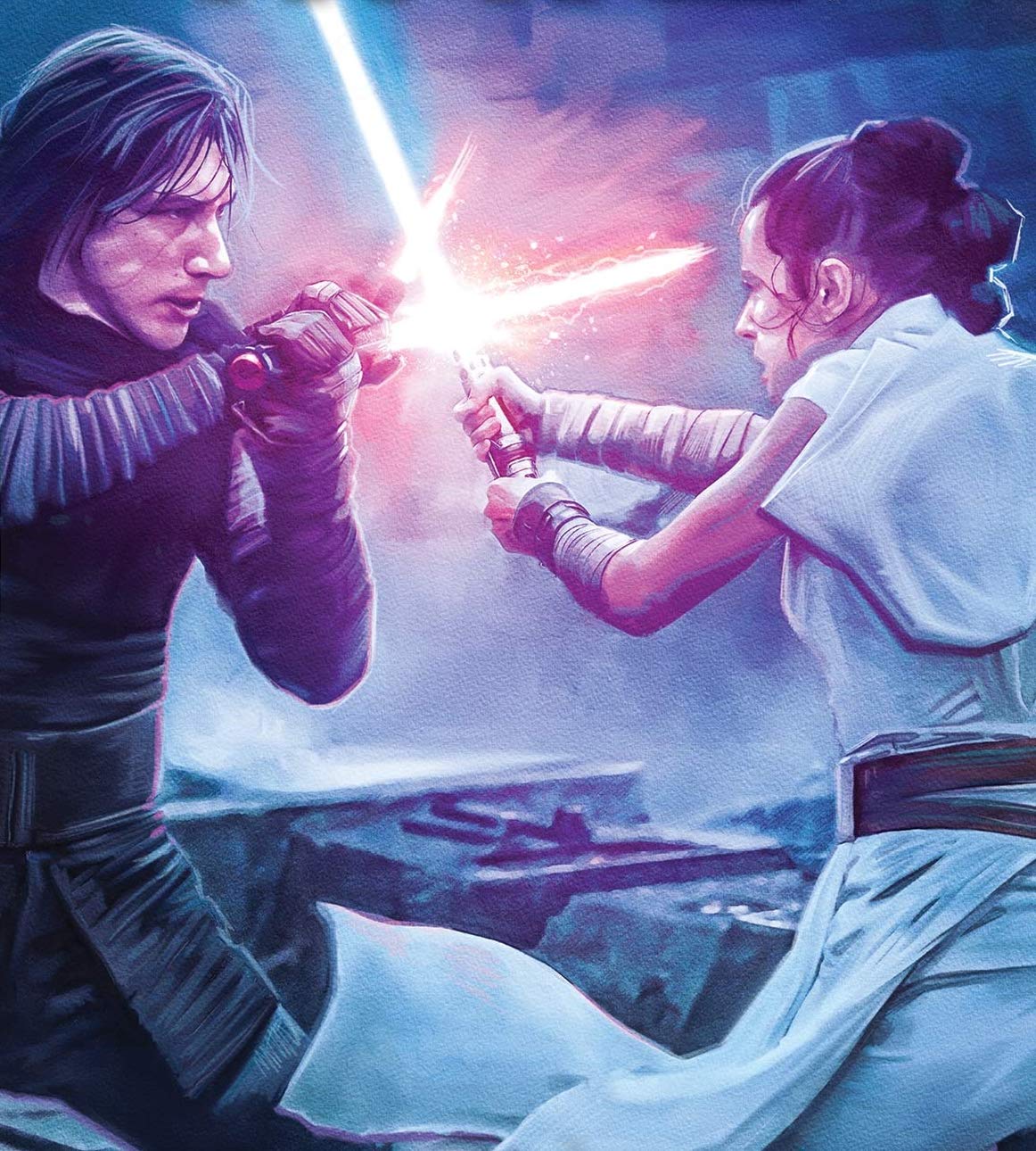 Kylo Ren and Rey fought their last duel in the Death Star ruins, where their ancestors died.