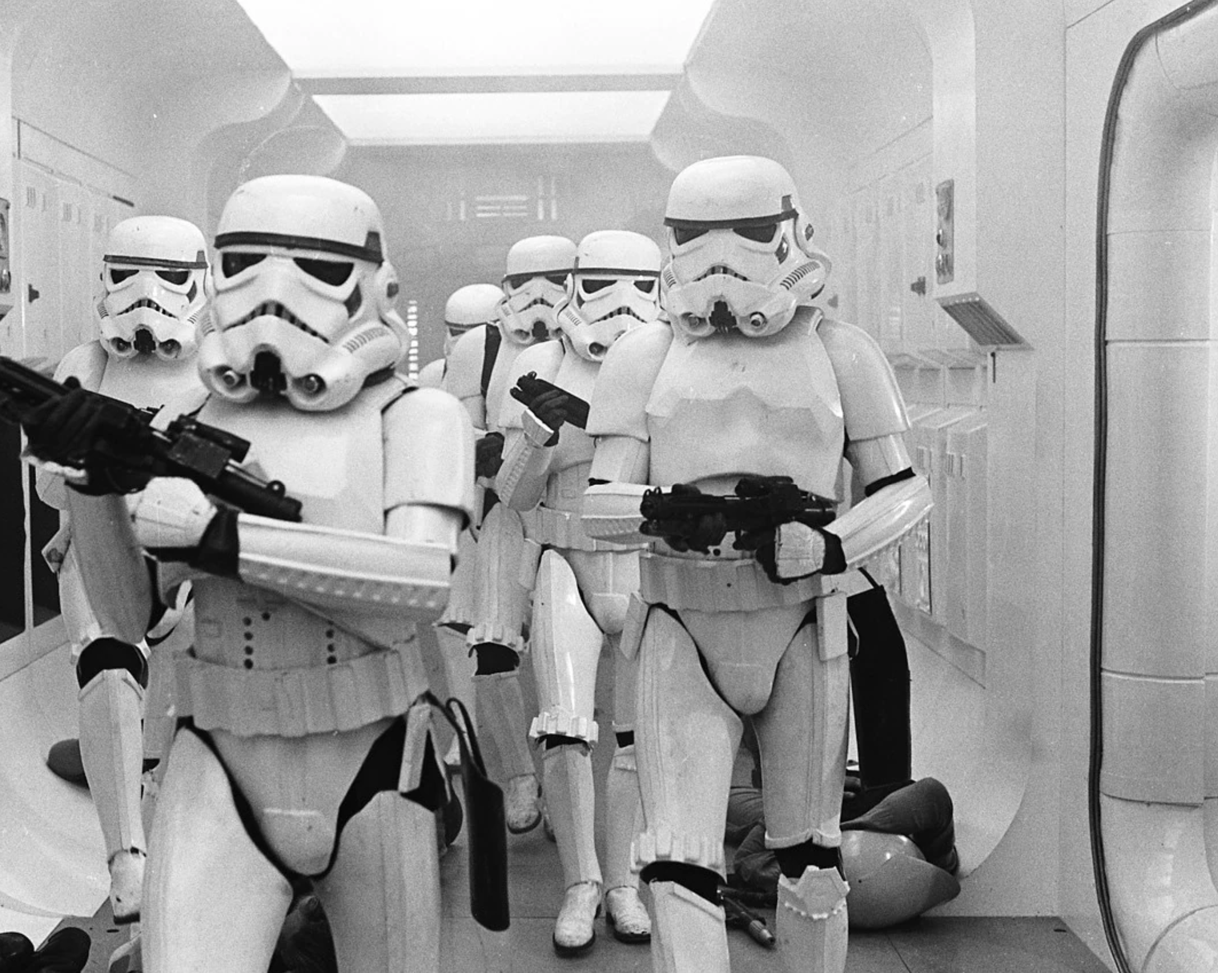 Formations of stormtroopers served the Imperial Military as enforcers, soldiers, and security.