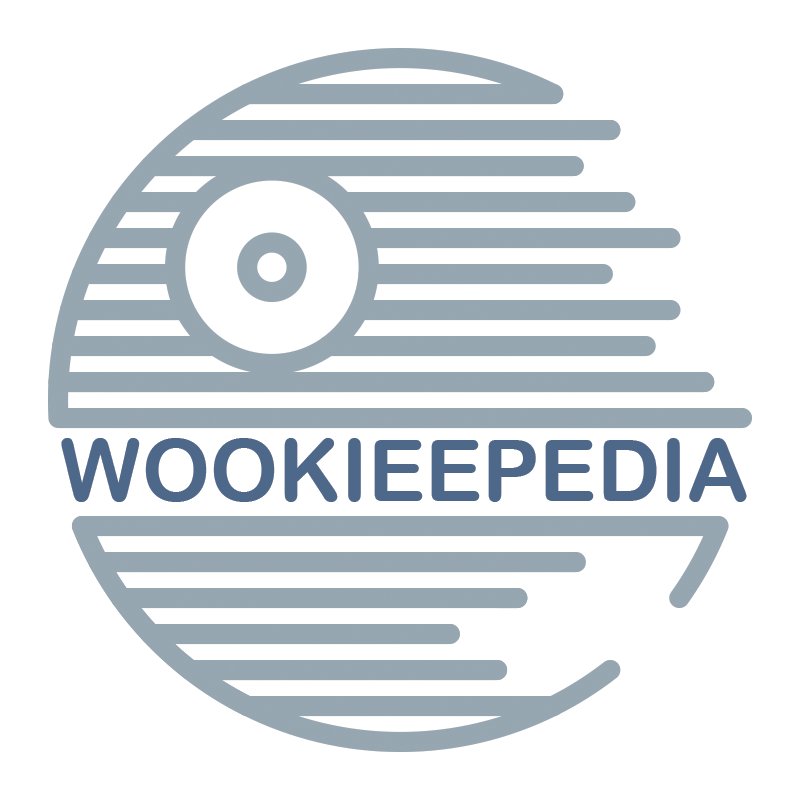 Fan-made Wookieepedia logo by Star Wars 5W (used with permission)