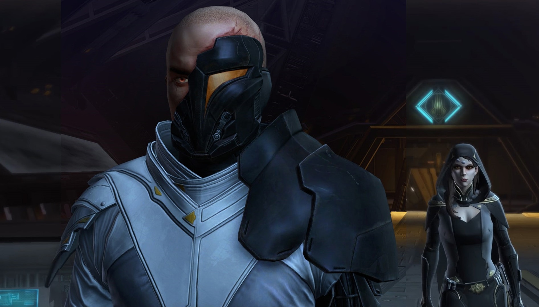 Arcann orders Vaylin to rain fire on Odessen.