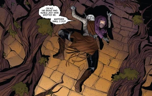 H'Tar escapes, taking the Yacombe girl captive.