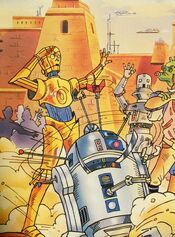 R2-D2 and C-3PO art