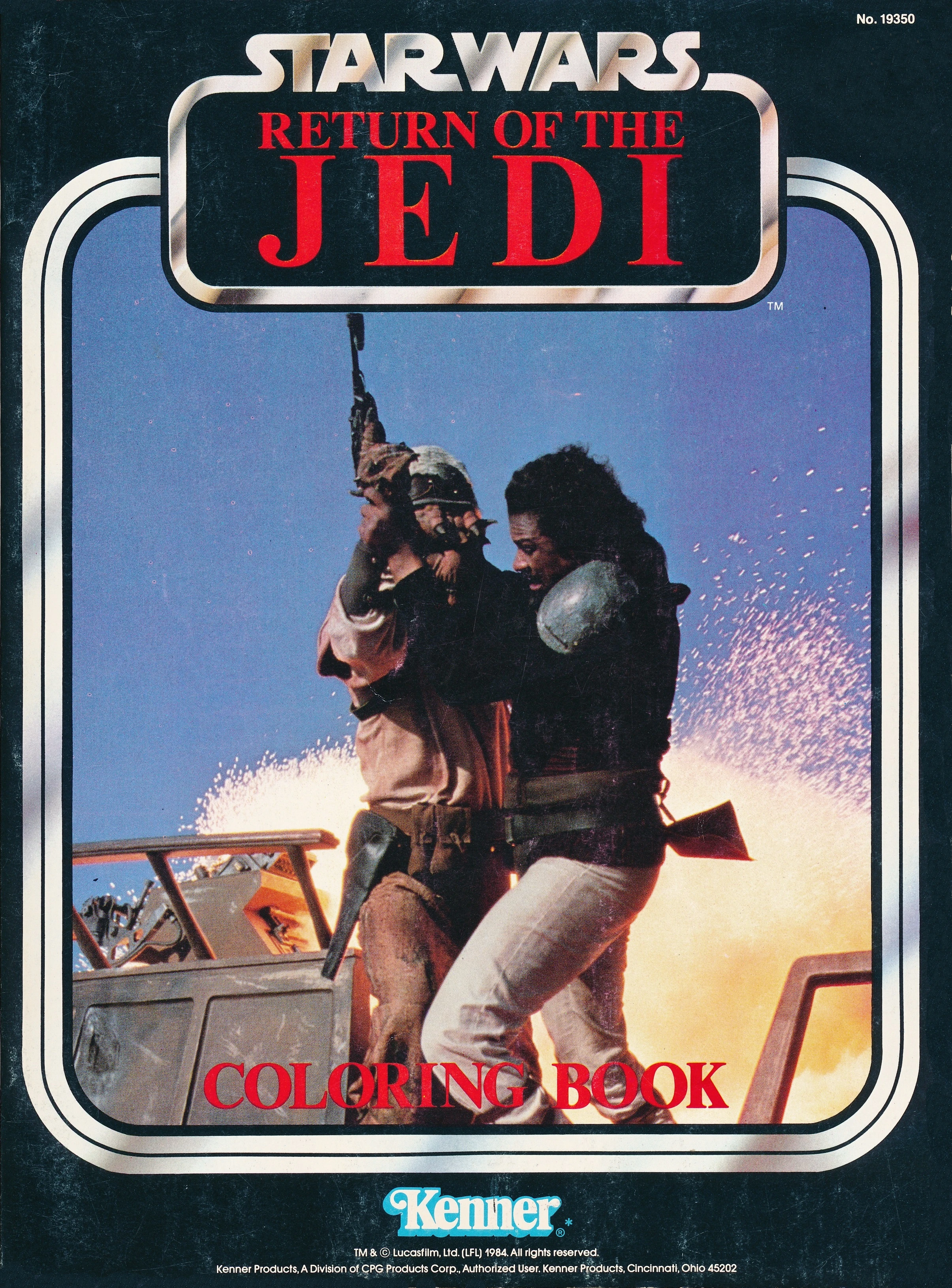 Download Star Wars Return Of The Jedi Coloring Book 1984 Wookieepedia Fandom