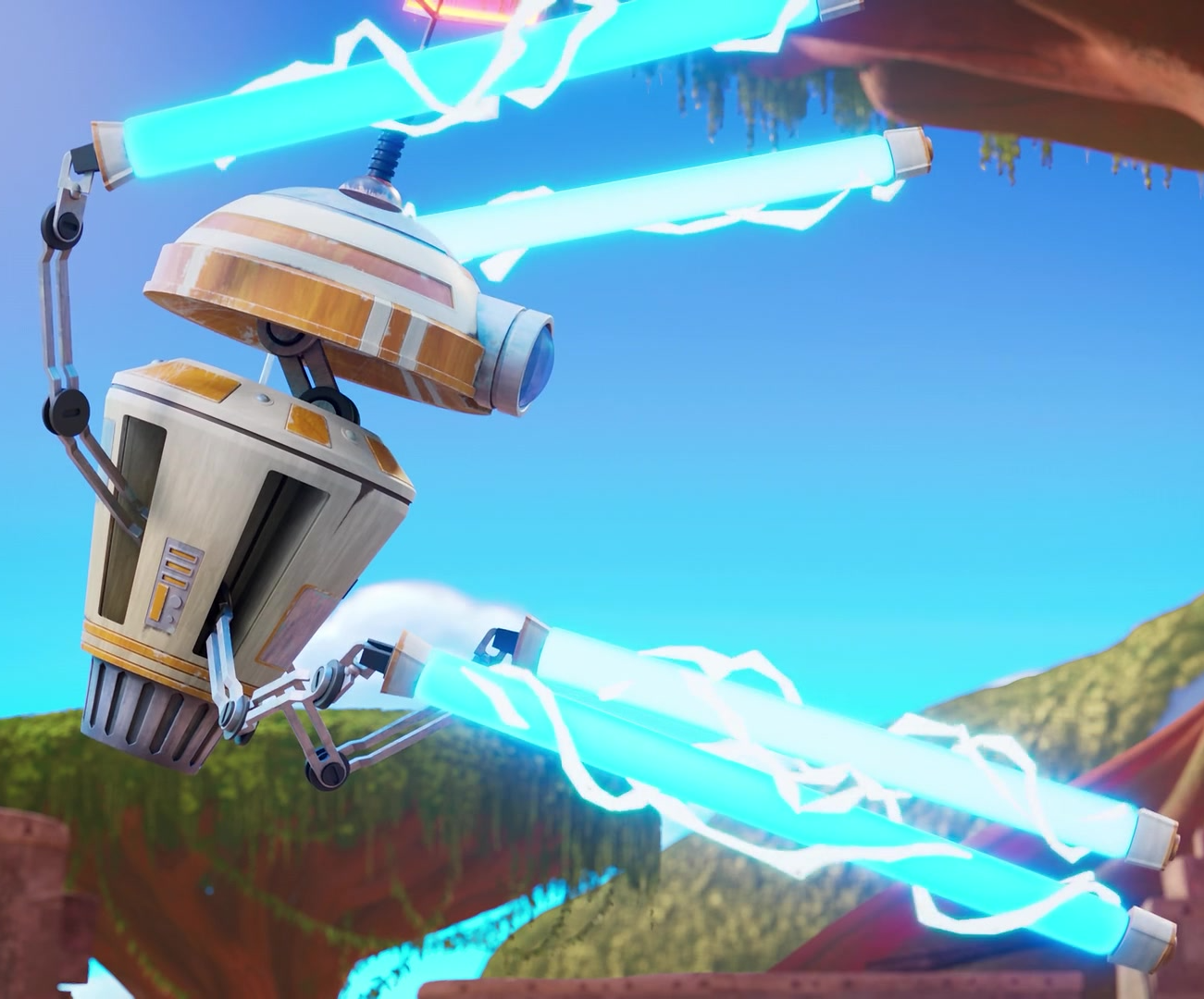 Electroblade training sword appearance 