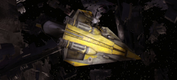 Anakins Delta-7B wreckage