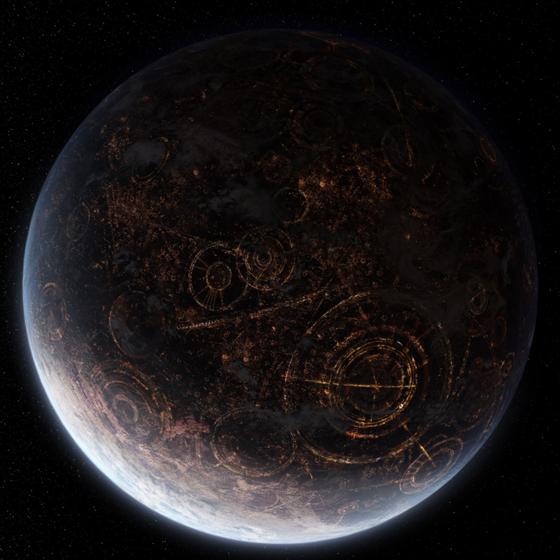 Galactic capital planet Coruscant