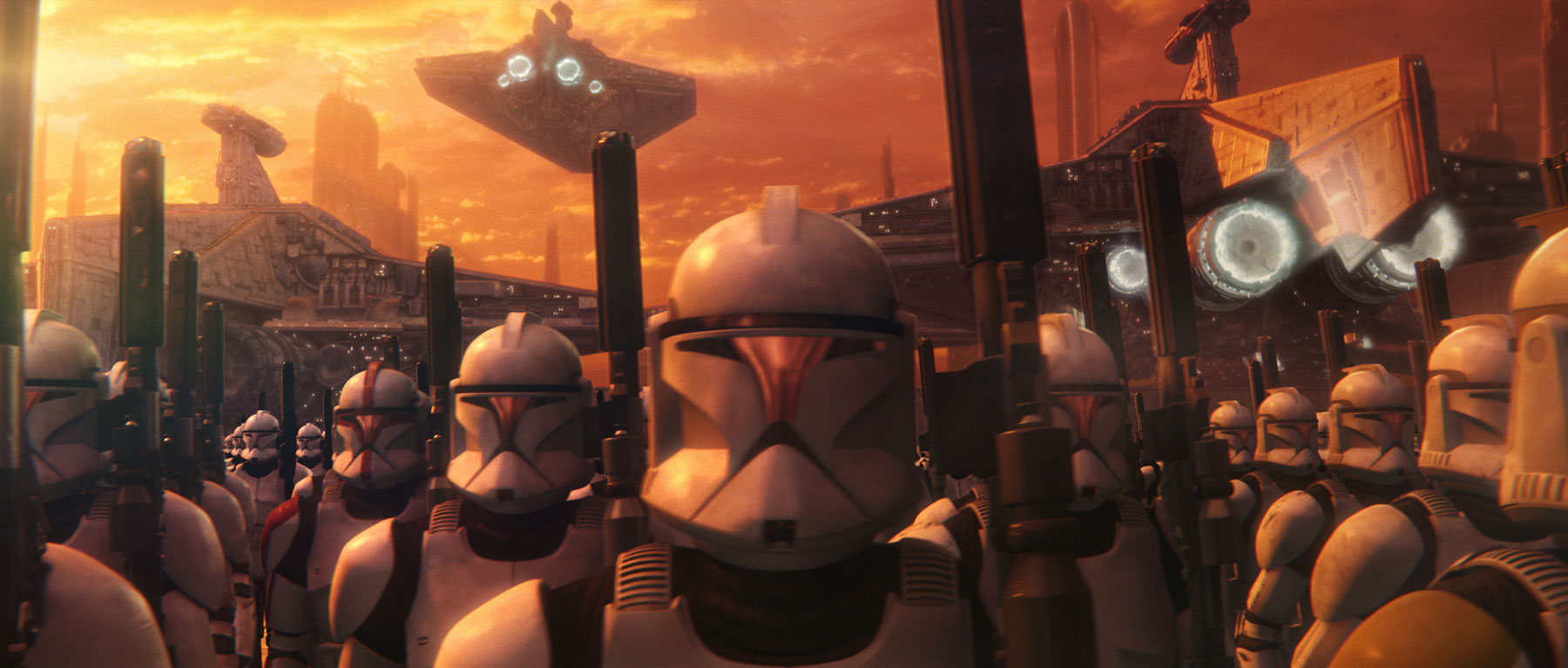 The Grand Army of the Republic amassed in the aftermath of the battle.