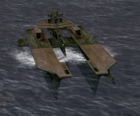 trade federation battle ship