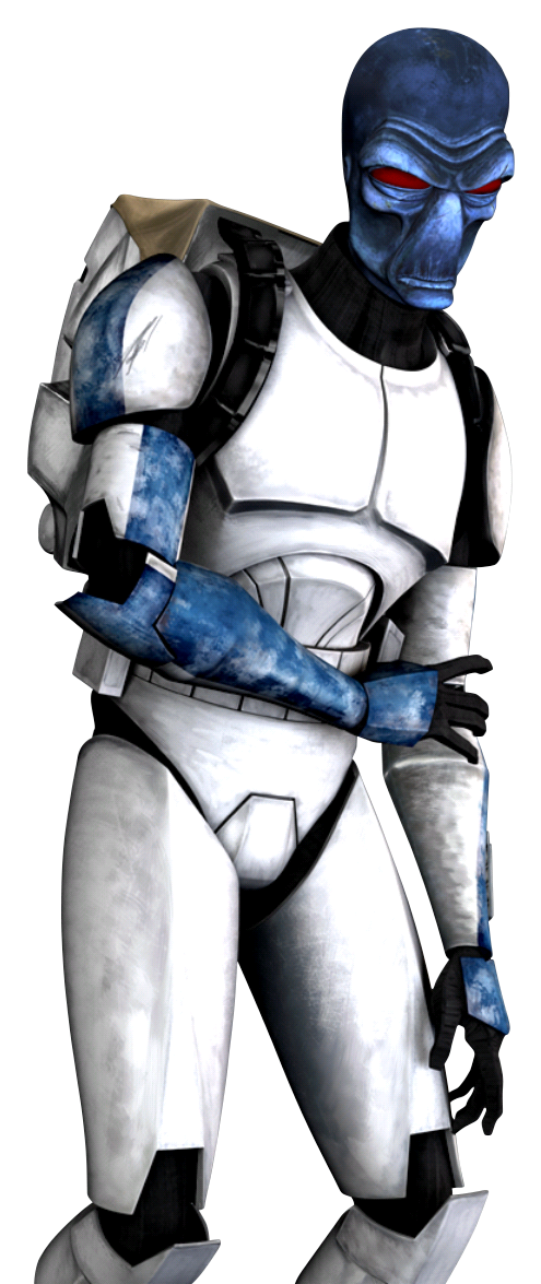 Bane, disguised as a clone trooper.