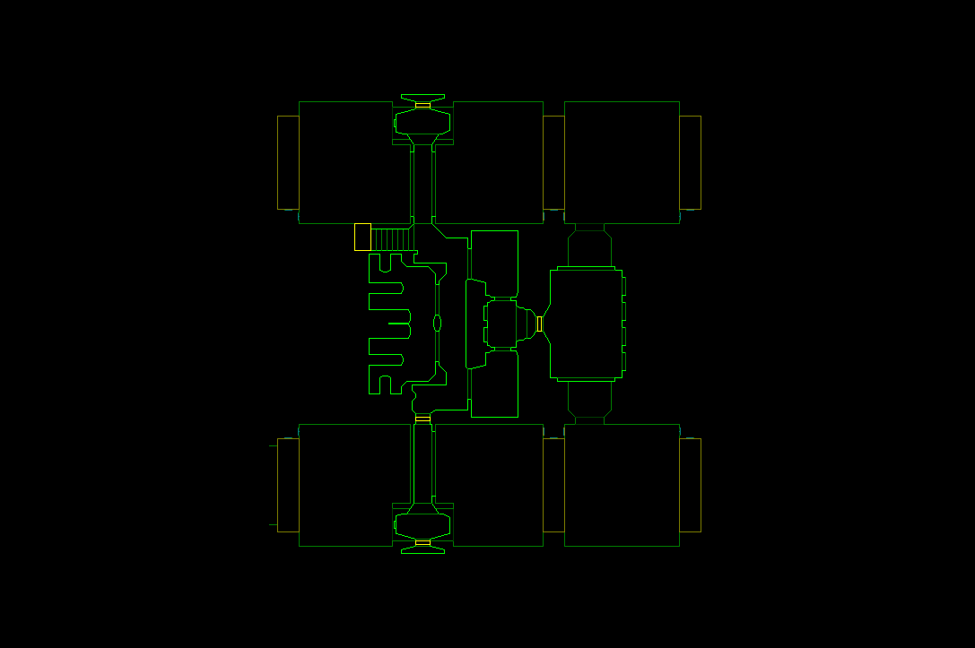 Layout of the smuggler ship