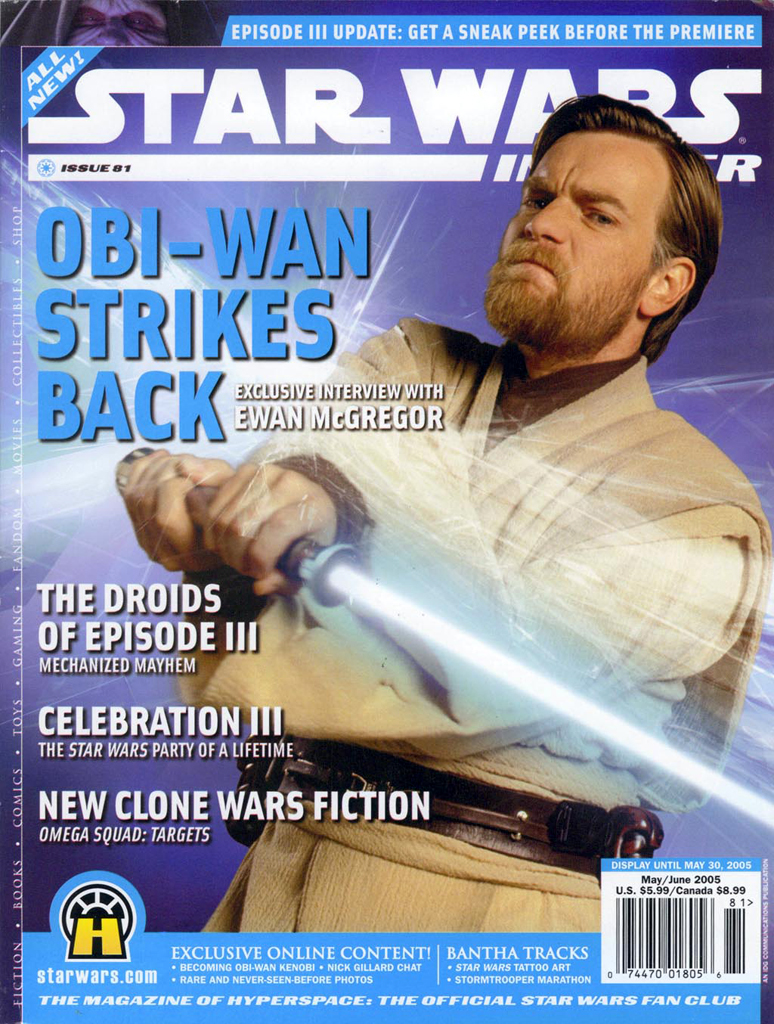 Star Wars Insider 81 appearance in Common Appearance