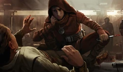 Concept artwork of Indara's murder, Adam Brockbank[109]