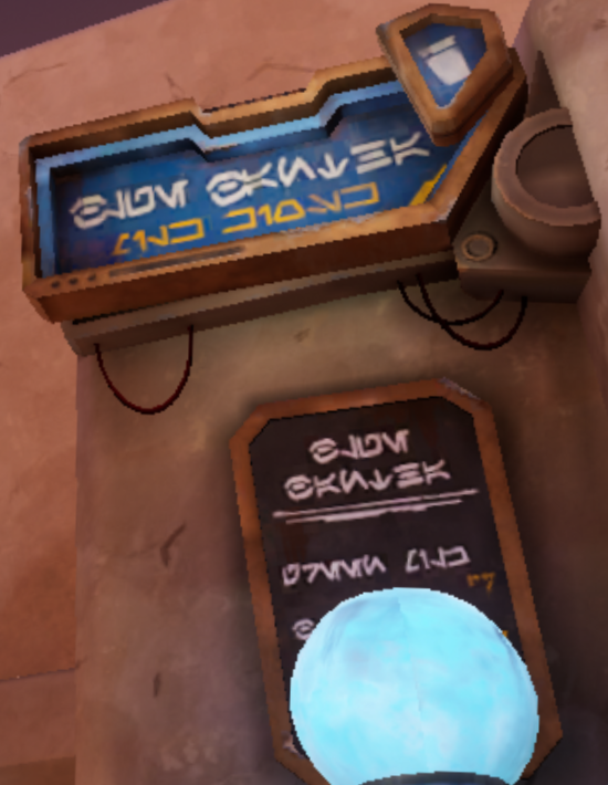 Blue Bantha Milk Kiosk appearance in Common Appearance