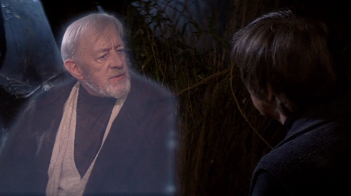 Skywalker received confirmation from Kenobi that Darth Vader was indeed his father.