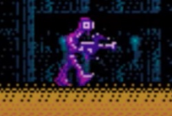 Purple alien appearance 
