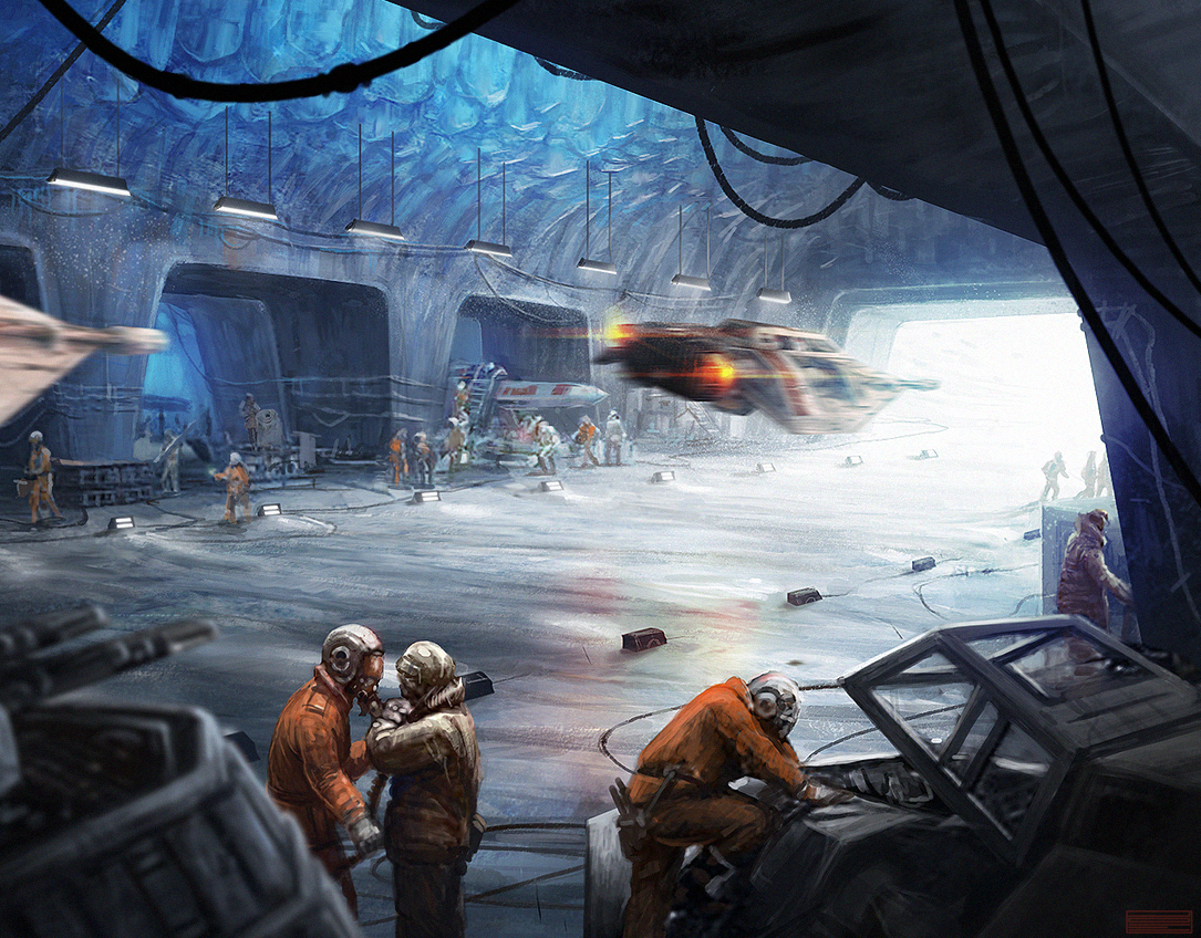 star wars hoth echo base battle