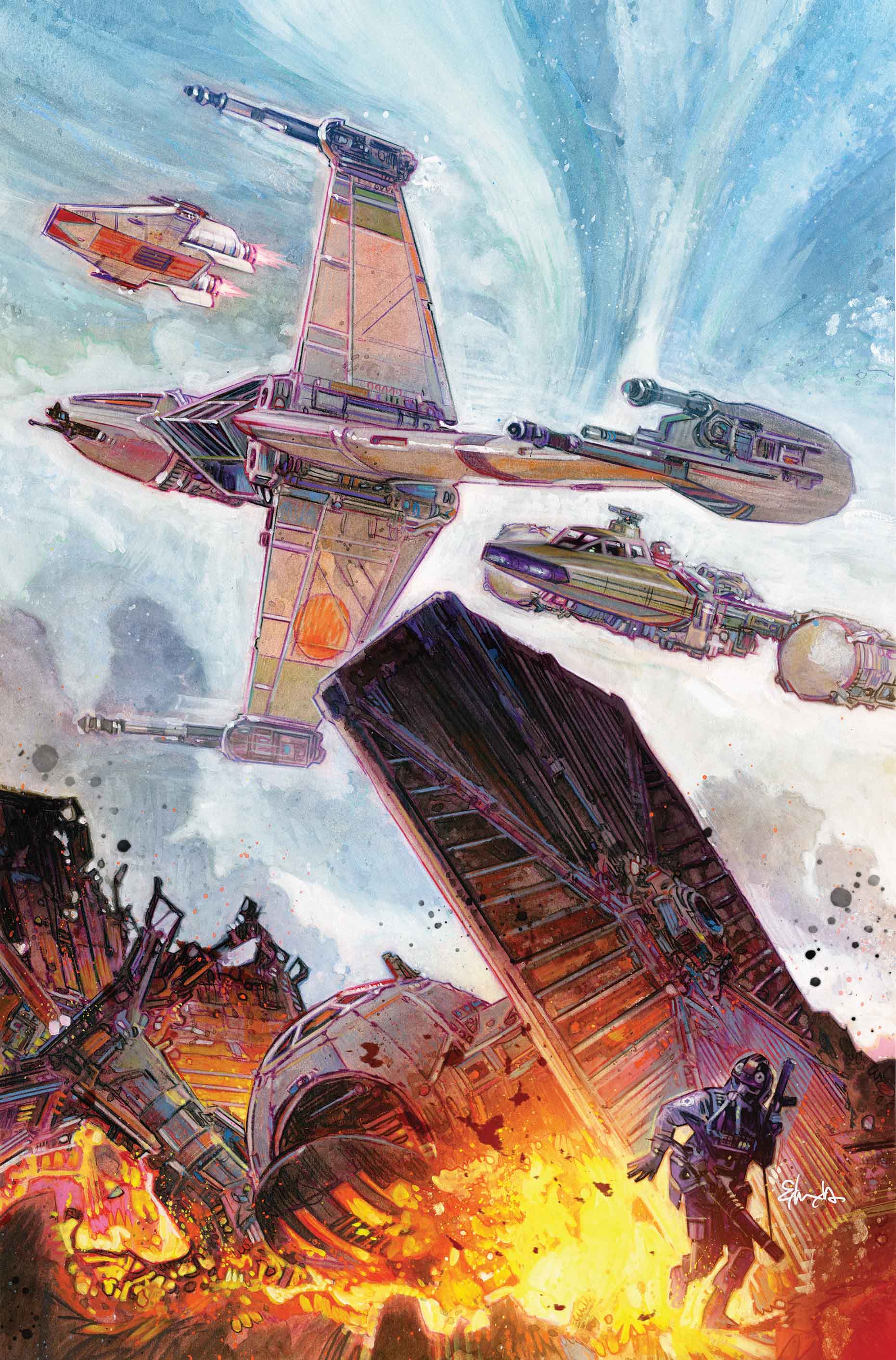 As the conflict with the rebellion heated up, TIE fighter pilots were thrown into battle as trails by fire.