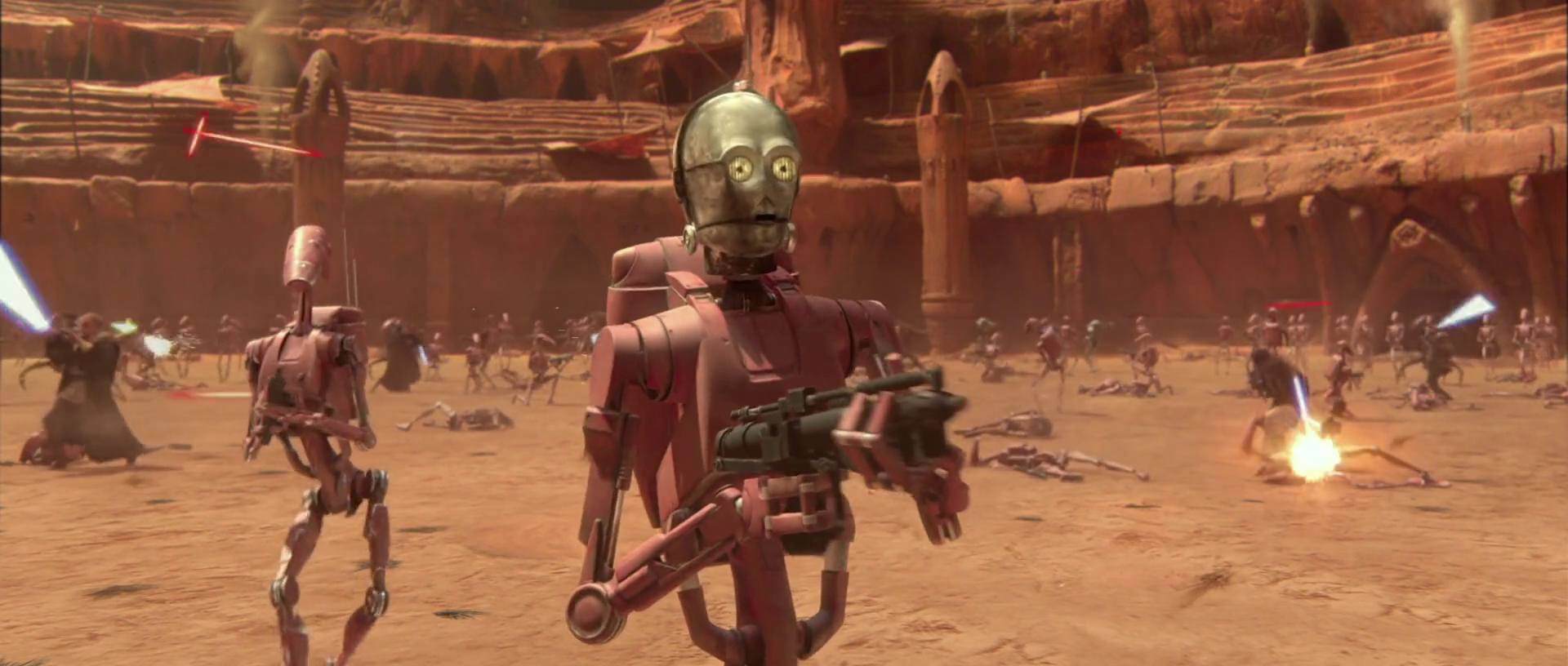 C-3PO during the Battle of Geonosis