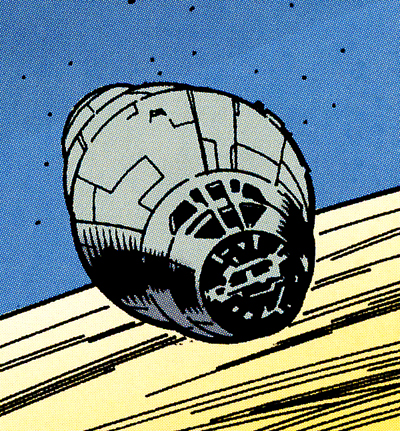 An escape pod from a Coruscant-class Heavy Courier