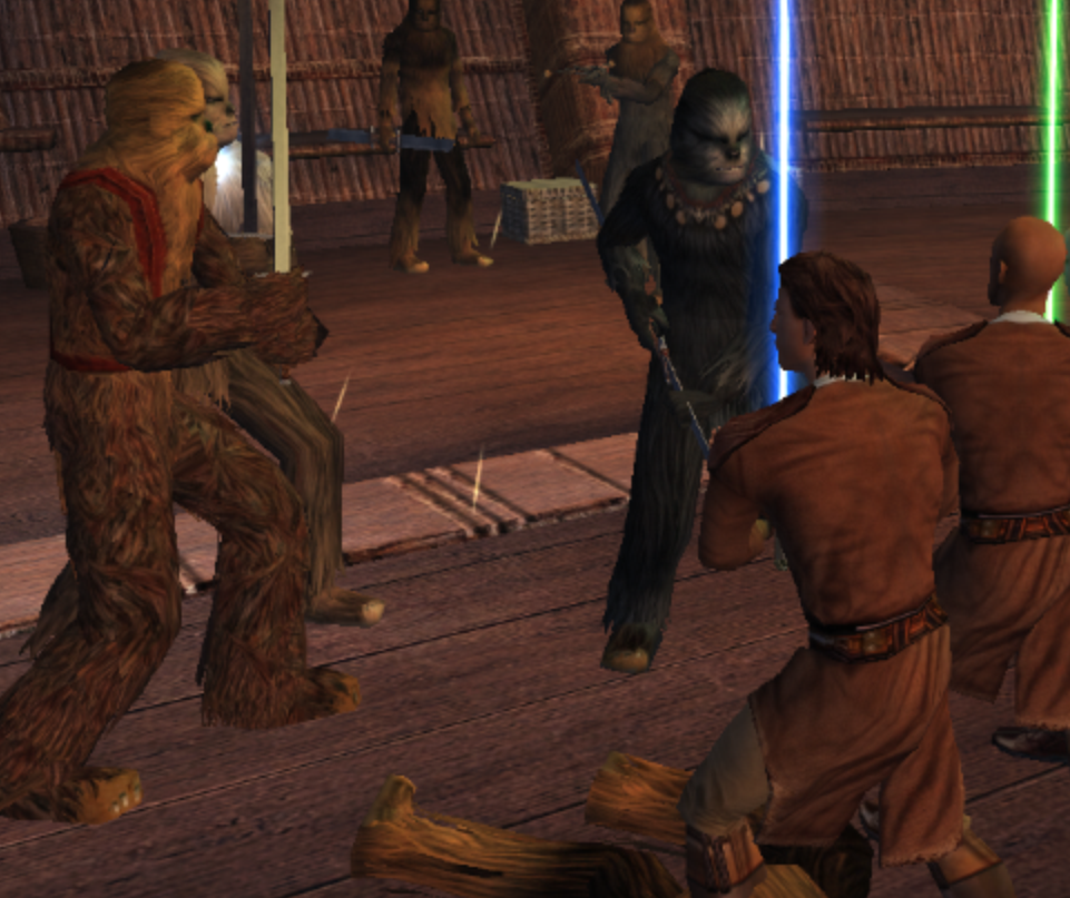 Revan and the others fight Chuundar.