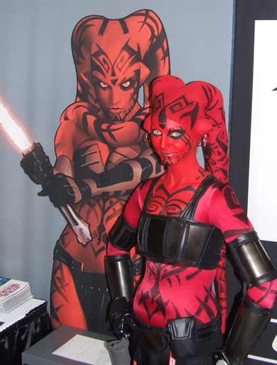 One of many Darth Talon fan costumes at Celebration IV.