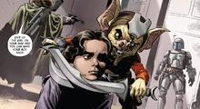 Boba is threatened by Tiver.