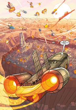 The Holy City finds itself at war in 382 BBY in part due to lingering tensions between Jedha's religions.