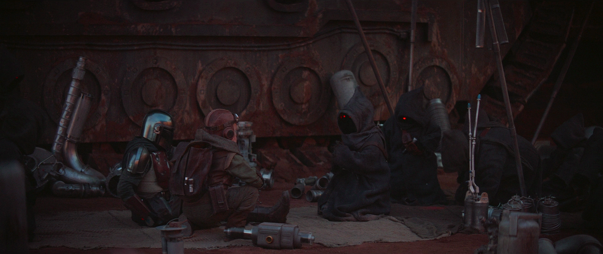 Kuiil helped Djarin negotiate with the Jawas that scavenged his ship.