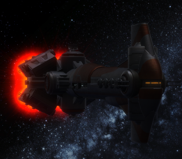 Outrider (Thranta-class corvette) appearance in Common Appearance