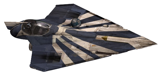 Plo Koon's Delta-7 Aethersprite-class light interceptor appearance in Common Appearance