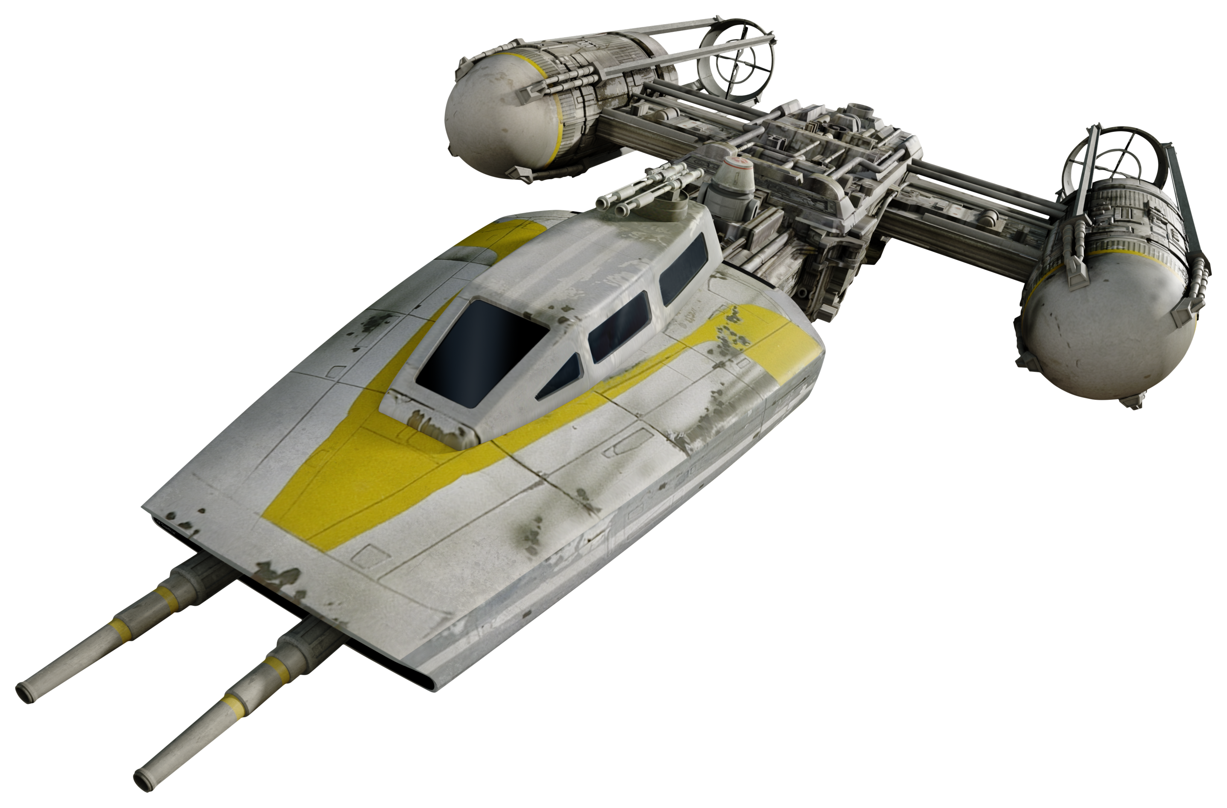 Star Wars Spare Parts Action Fleet X-Wing Fighter Laser Cannon Gun 1x 