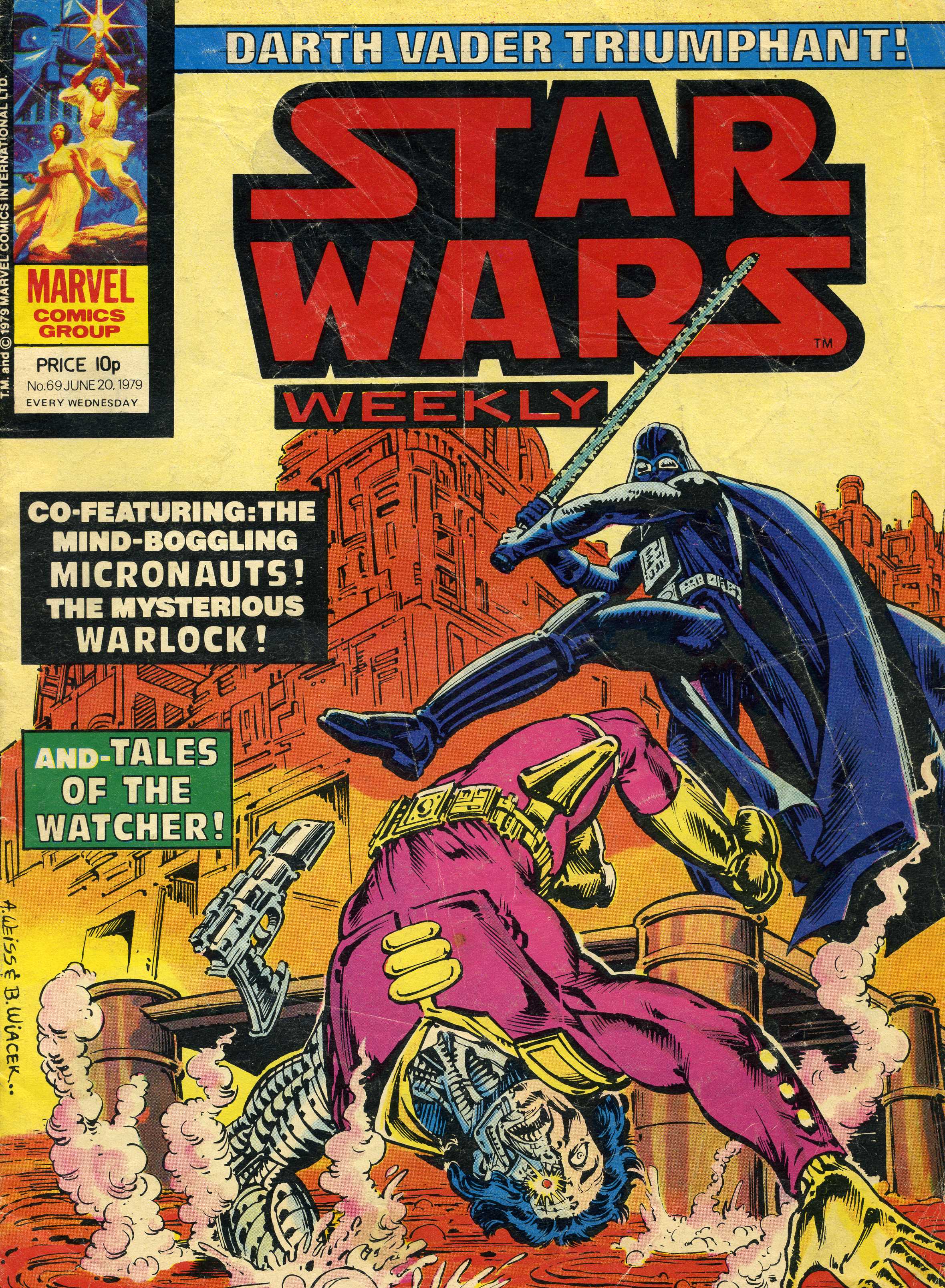 Star Wars Weekly 69 appearance in Common Appearance