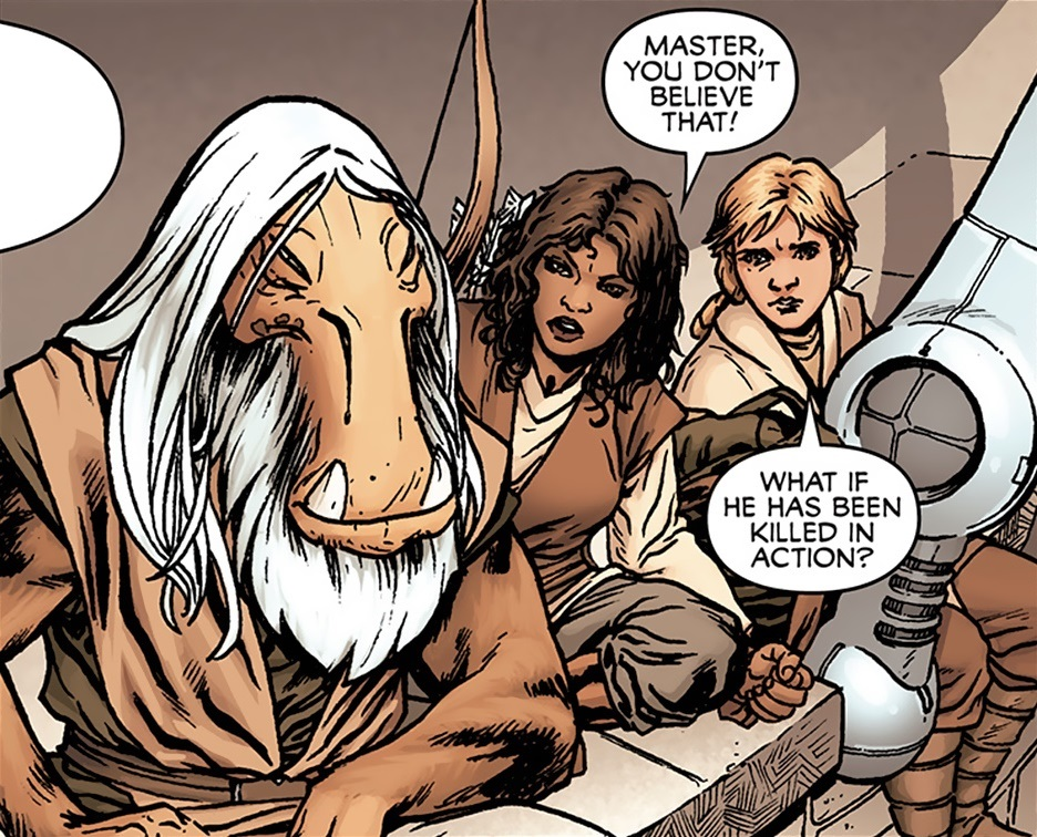 Piru, Taanzer, and K'Kruhk, many years after the Clone Wars