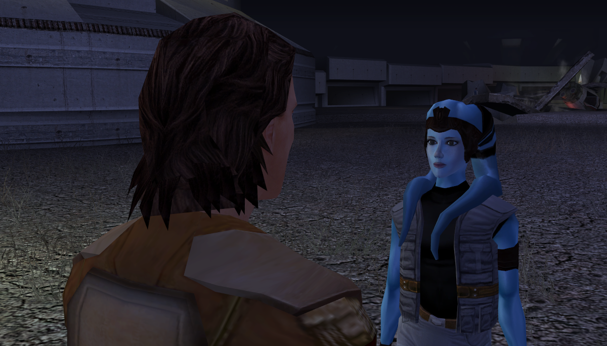 Mission meeting Revan in the Taris Undercity.