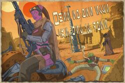 Bounty Hunters Guild propaganda poster