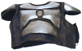 La piastra pettorale dell'armatura di Jango Fett.