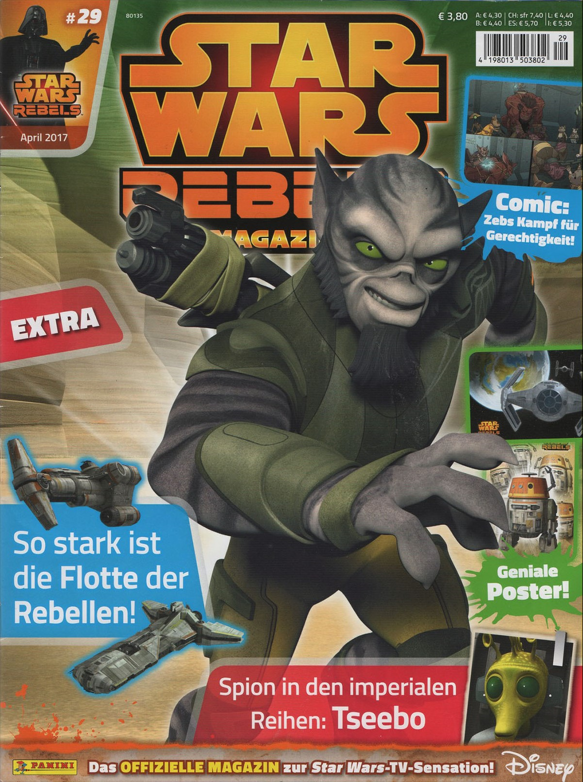 Star Wars Rebels Magazine 29 appearance in Common Appearance