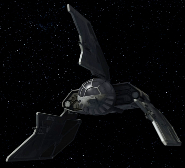 Darth Sidious' Eta-class shuttle appearance in Common Appearance