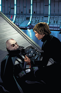 Return of the Jedi 40th Anniversary variant cover "Vader's Final Moments"