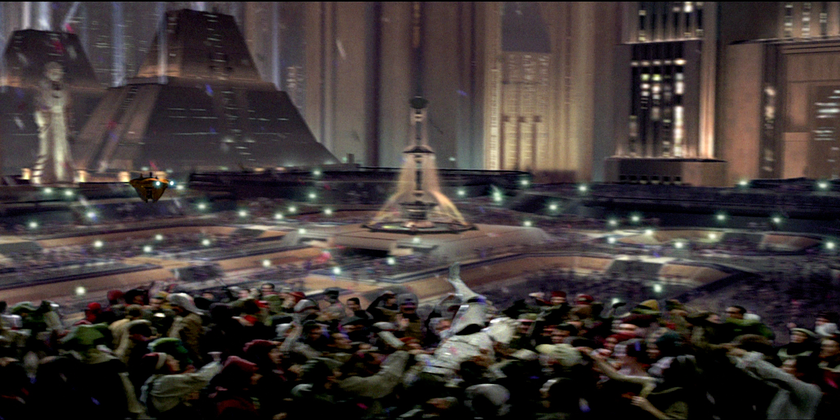 Coruscant was home to a population of trillions of beings, both humans and aliens, collectively known as Coruscanti.