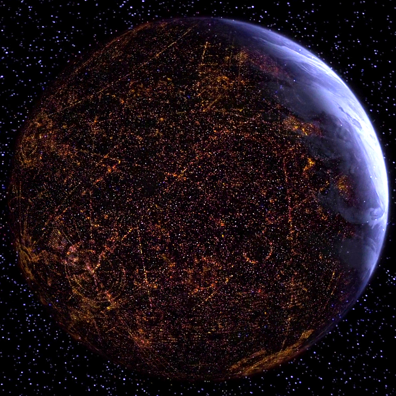 coruscant from space