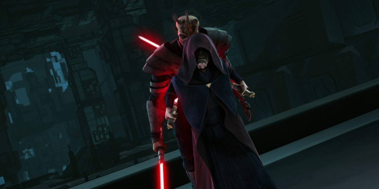 Sidious confronted the Dathomirian brothers on Mandalore, killing Opress and capturing Maul.