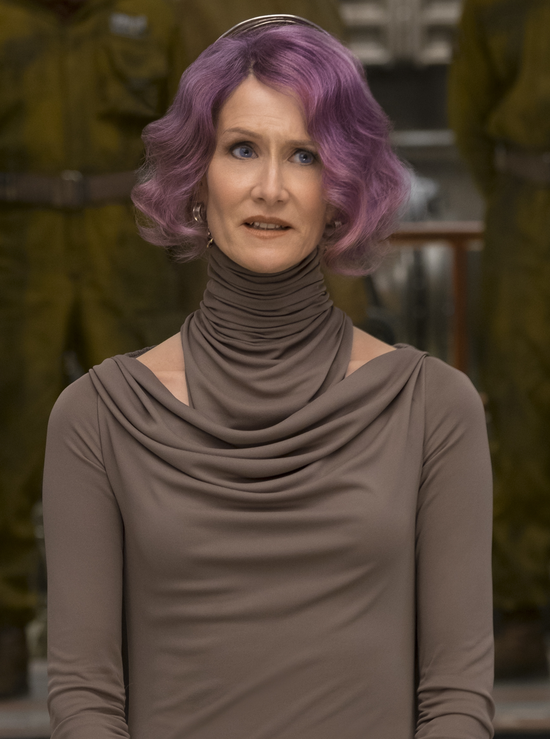 Amilyn Holdo addresses the Resistance.