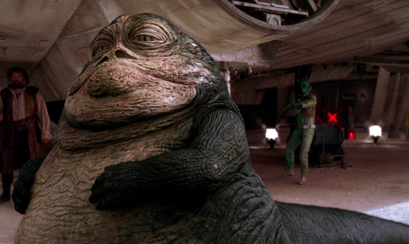 The new CG Jabba model from the 2004 Special Edition of A New Hope.