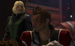 Lana and Theron debate Master Surro's fate.