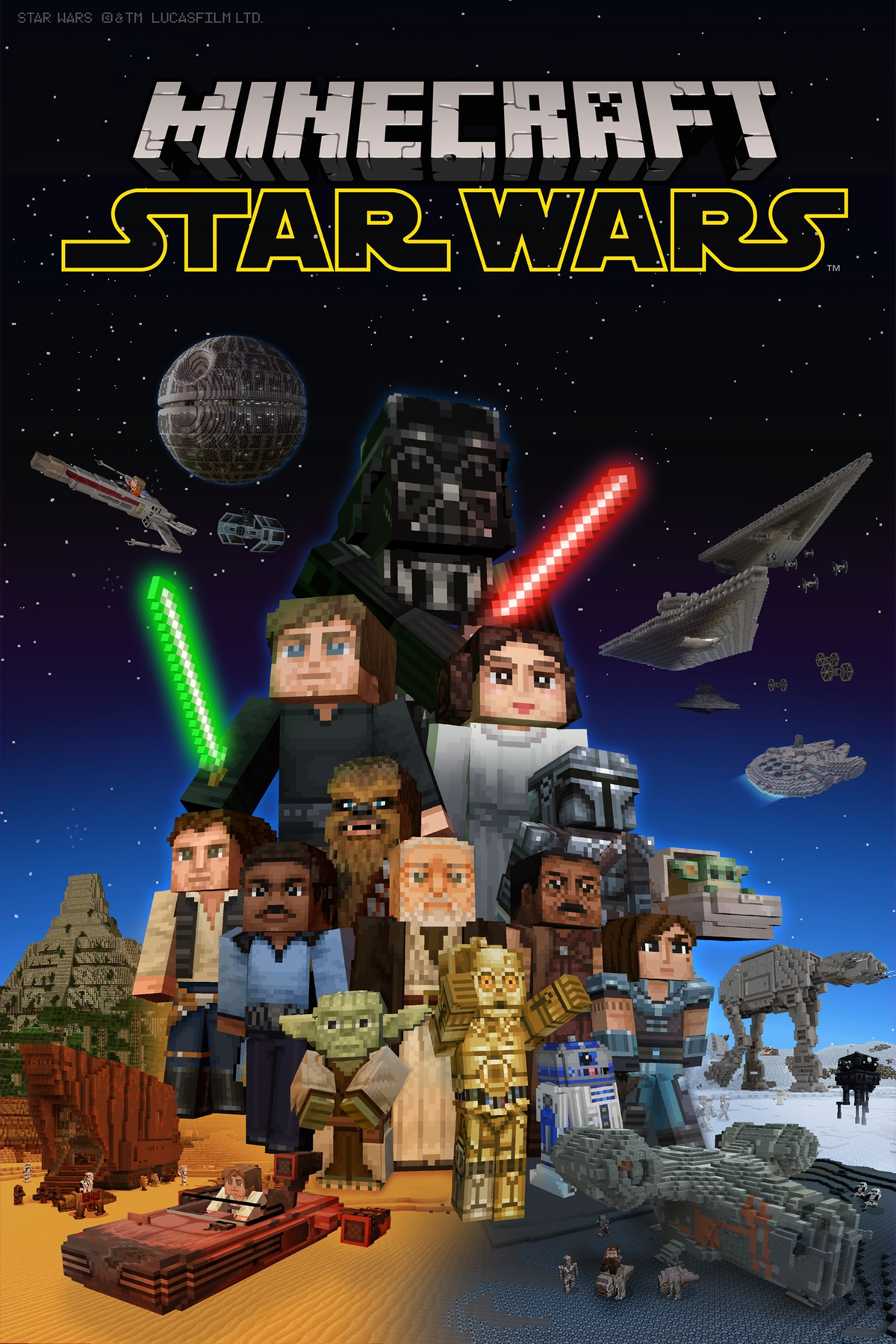 Minecraft Star Wars Skin Packs Bundle