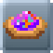 A rainbow berry pie in Tiny Death Star