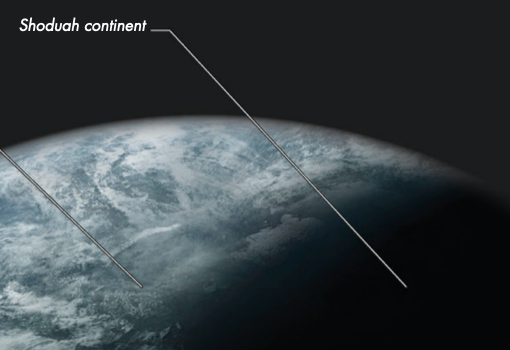 Shoduah continent appearance in Common Appearance